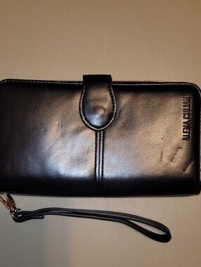 Alena Culian Black Wallet/Wristlet.